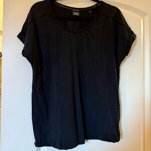 Scotch & Soda Black Short Sleeve Tee